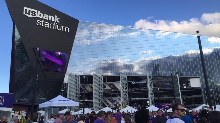 Seniors Out & About In The Twin Cities: Minnesota Vikings at the Bank